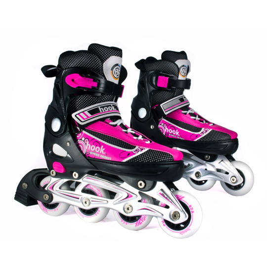 PATINES EN LINEA HOOK BLACK PINK